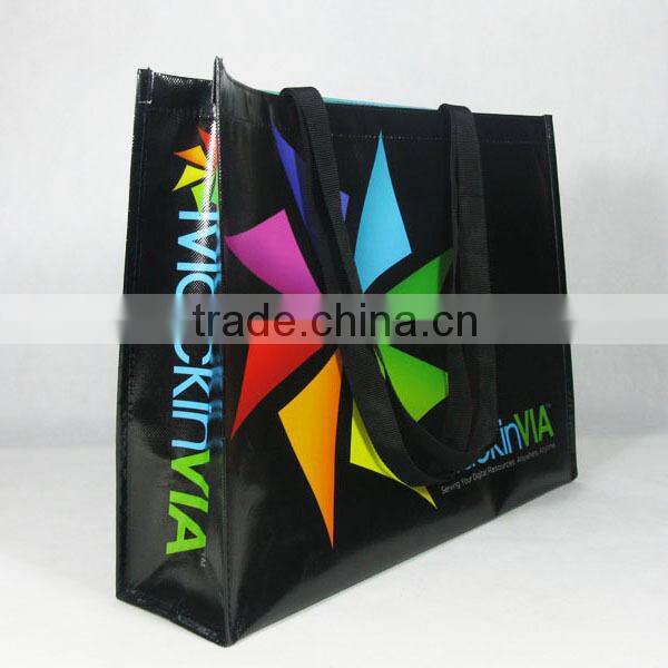 recycled pet laminated shopping bag/recycled pet non woven shopping bag/recycled pet shopping bag