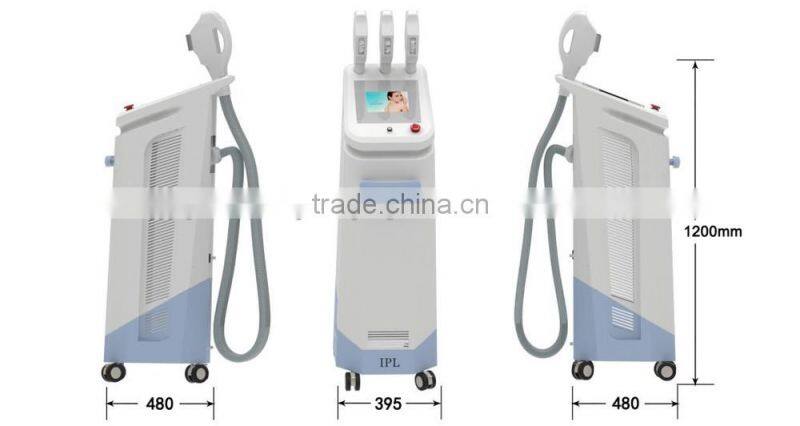 2015 ipl/rf multifunction beauty facial machine hair removal