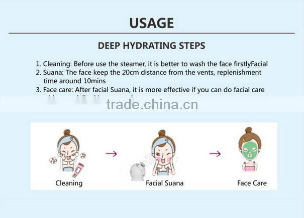 2016 best selling hot & cold facial steamer factory price