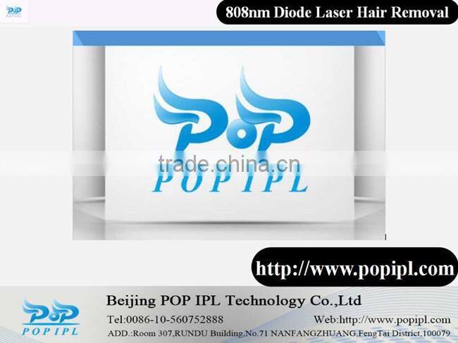 808nm Laser hair removal machine POP IPL IPL machine china 808nm Diode Laser