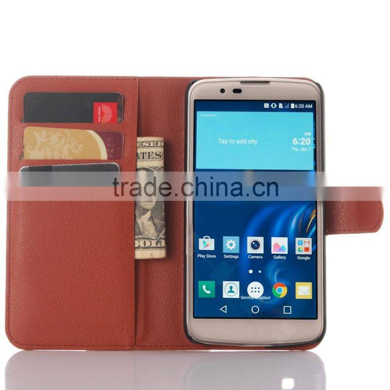 CHEAP COW SKIN TEXTURE Soft Wallet Stand PU Leather Case For LG K10 M2 FLIP LEATHER CASE