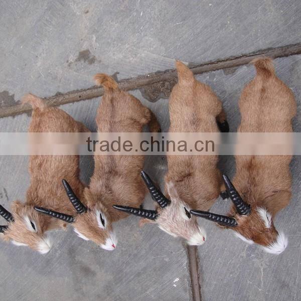 Plastic sculpture homemade soft toy plush goat decorations