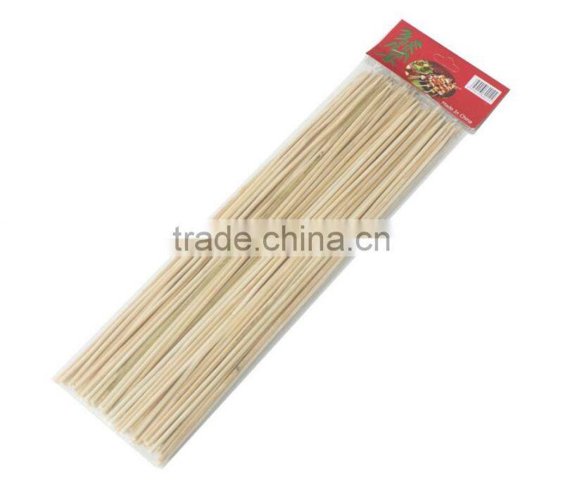 HY Factory Wholesale Natural BBQ Use 3.5mm*25cm bamboo skewers or bamboo sticks