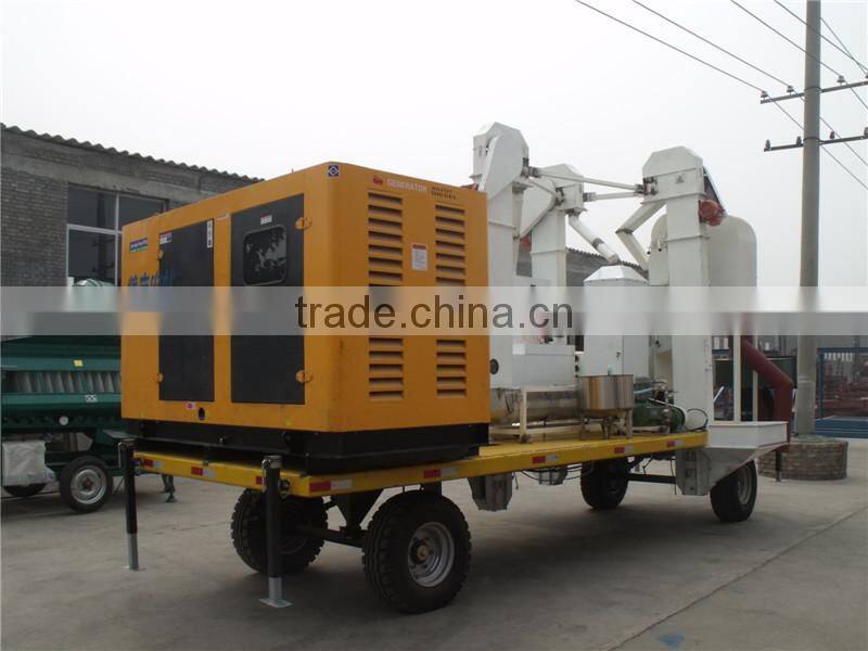 grain seed processing plant cart