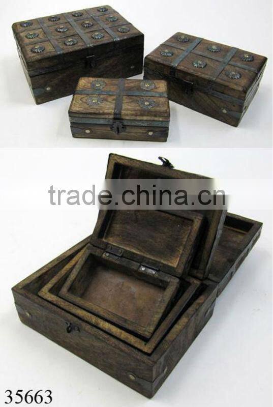 Wooden Chest Box / Treasure Chest / Pirate Chest / Gift Boxes