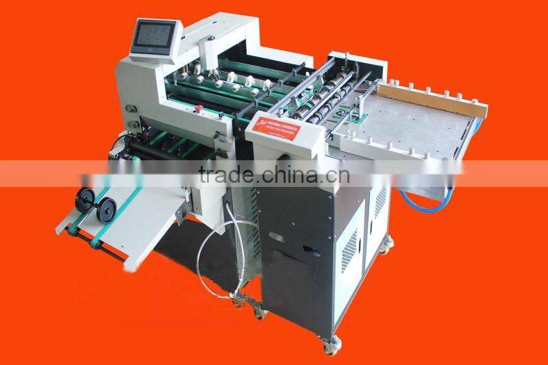 Alibaba High Quality Automatic Paper Creasing and Folding Machine for Photo paper , Book Cover