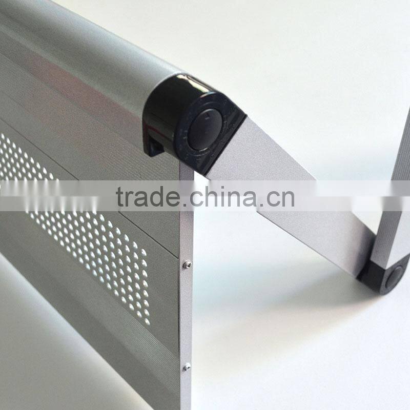 Adjustable Vented Laptop Table Laptop Computer Desk Portable Bed Tray Book Stand Computer Desk portable laptop table 17'
