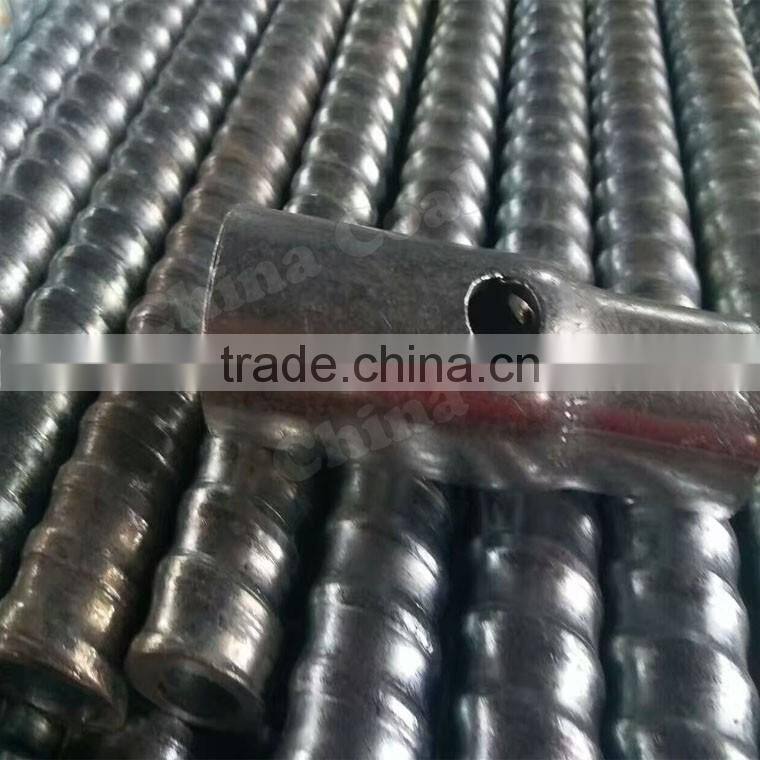 Galvanized hollow combined anchor rod