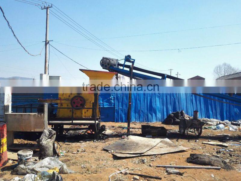 recycling waste engine oil filter element crushing machine