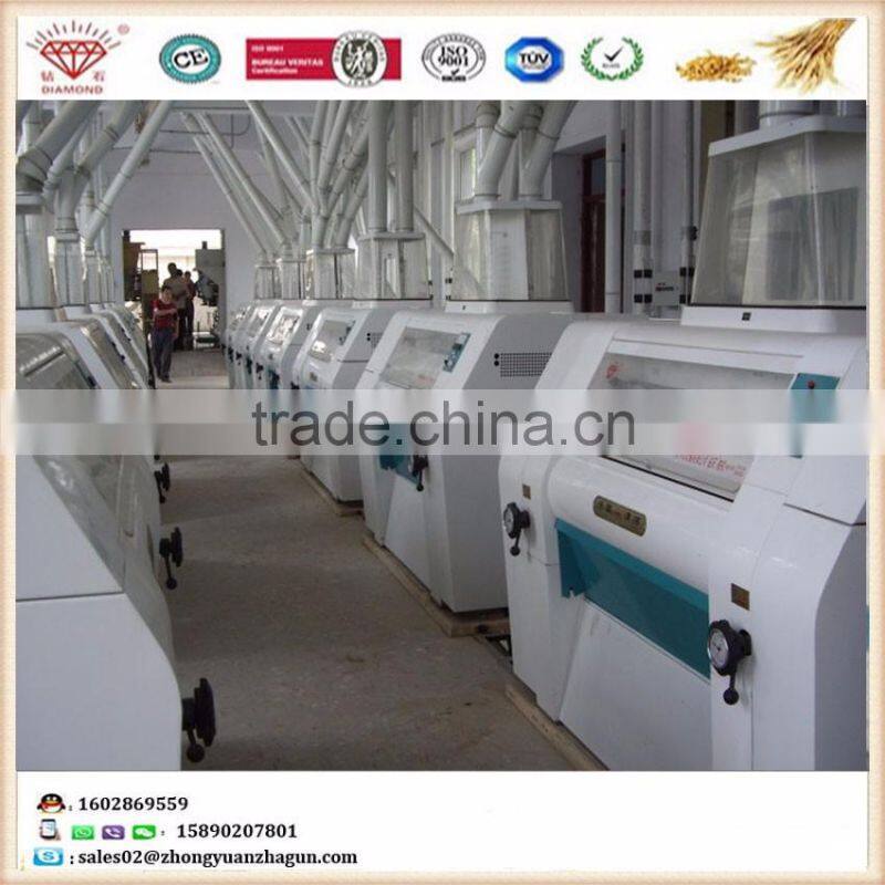 Hot sale BAISHA brand wheat flour milling machine roller mill