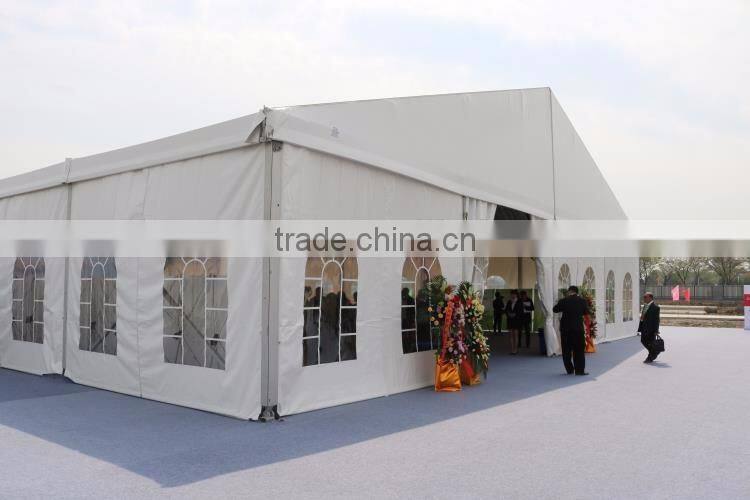 High class white 20x30m white event tent with windows