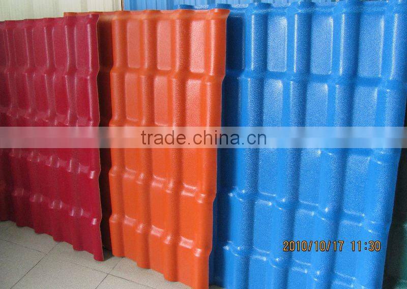 Guangzhou China PVC tiles for sale, PVC celling ties for factory construction,PVC trapezoidal sheet