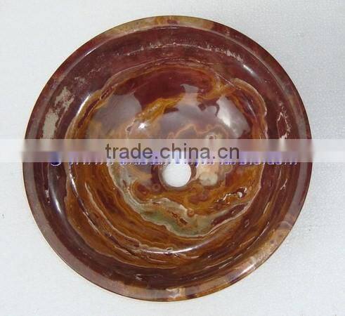 PRECIOUS GOOD QUALITY MULTI RED ONYX SINKS BASINS COLLECTION