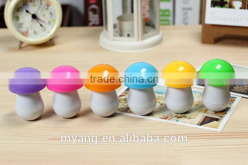 Advertising mushroom ball pen/printing own logo plastic ball pen/promotion ball pen