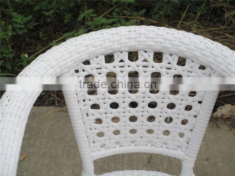 Hexagonal 2 Seater Table Set Used Cafe Poly Rattan Furniture Restaurant