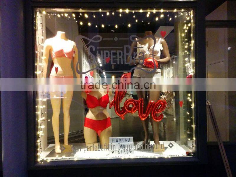 Fashion headless big bust fat female lingerie mannequins display