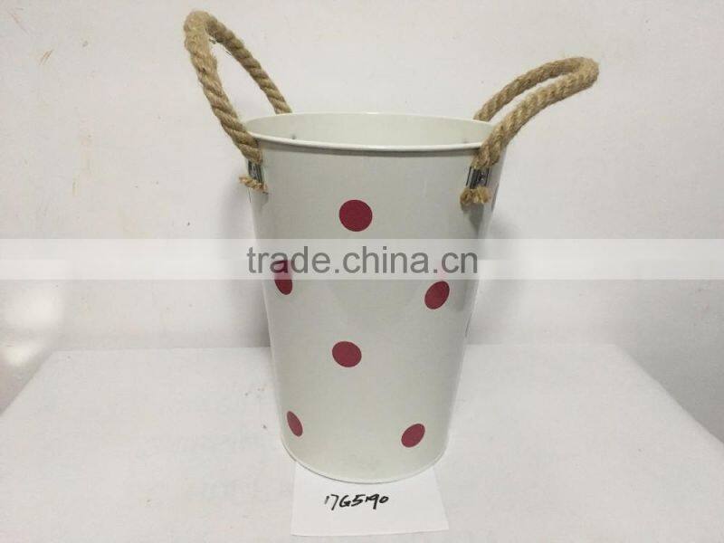 china best sellers home garden colorful iron metal hanging plant flower pot and metal planters