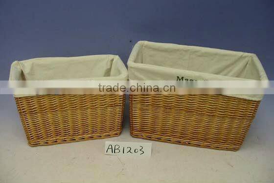 Exquisite faux leather magazine basket hotsale with 100%handmade