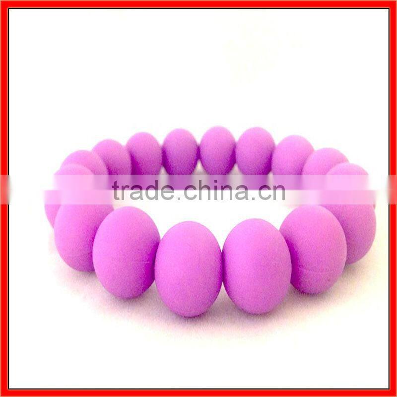 2013 Europe Style Lady Jewelry Silicone Bead DIY Bracelet