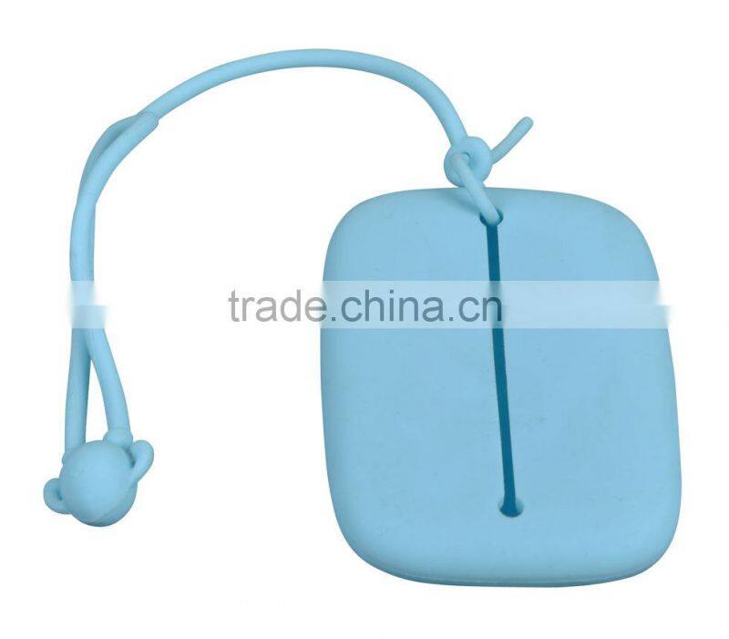 Mini Good Selling Silicone Wallet/silicone ladys purse
