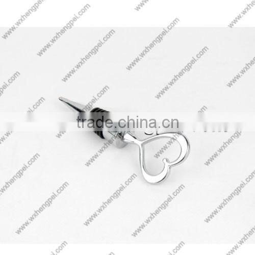 wedding gift of high-grade zinc alloy love red wine stopper