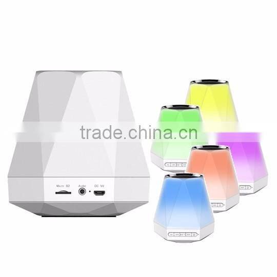 Wireless Colorful dazzle LED light Mini bluetooth speaker with LED light
