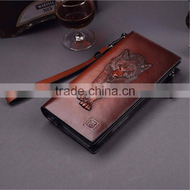 Genuine Leather Wallet, Smart Bluetooth Mobile Control Anti-theft, Anti-lost,Alarm,Multi-functional Business Gift Purse