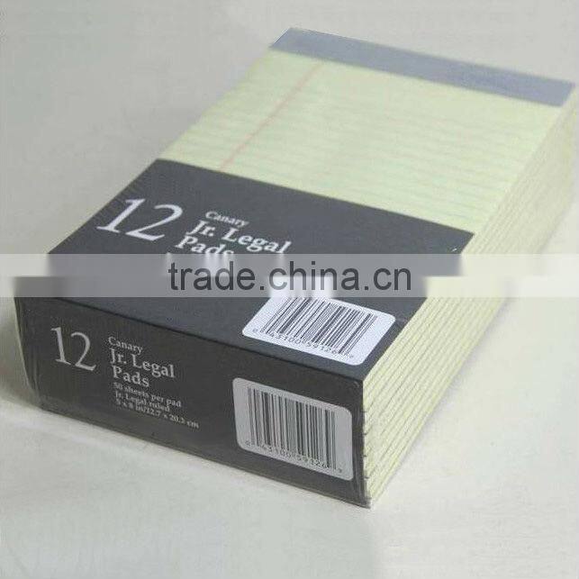 12pcs Legal Pads 50 sheets 5x8 Inch