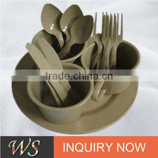 Eco-friendly Bamboo Fiber Contemporary Tableware
