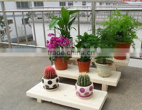 solid wood flower stand for flower pot
