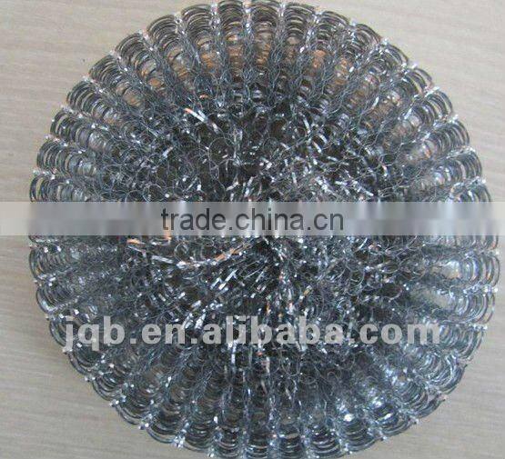 Stainless steel scouring pads for kitchen utensil