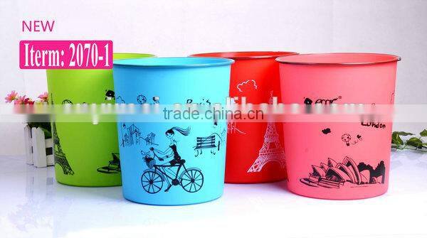 hot sale pp plastic trush bin trush can waste bin