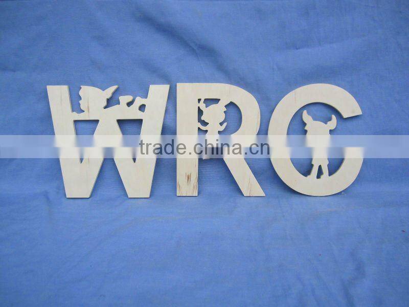 small home decrative wooden letters wholesale