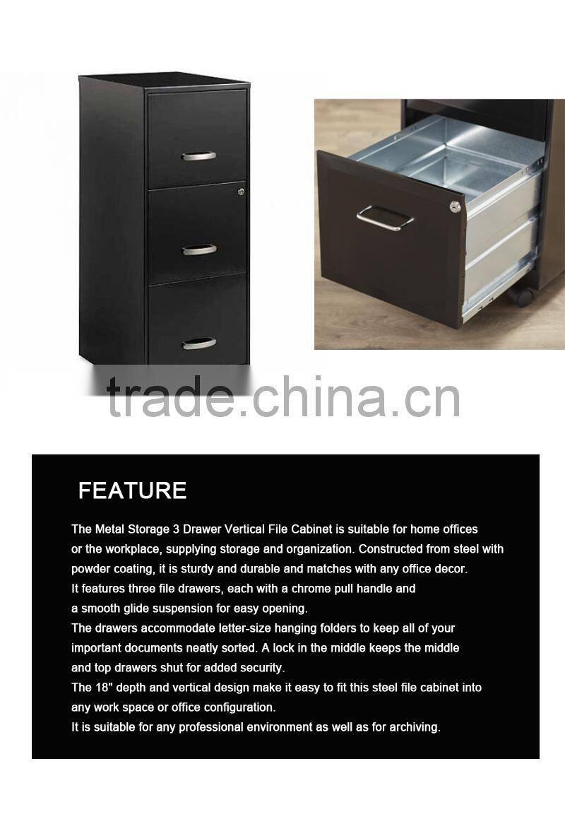Fireproof waterproof metal file cabinet a4