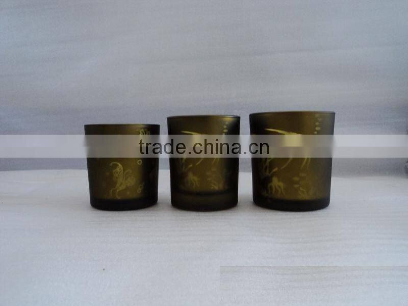 Hot Sale Perfert Elegant Tall Glass Candle Holders