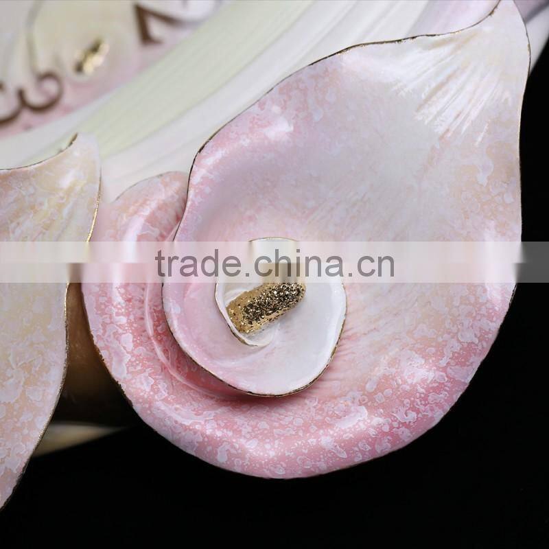 M16A Momoda Living room Creative modern hanging fancy elegant3D flower wall clock Quiet quiet quartz decoration large wall clock