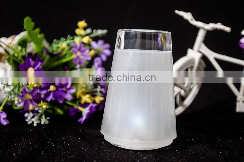 clear acrylic crystal bar LED RBG color changing table lamp