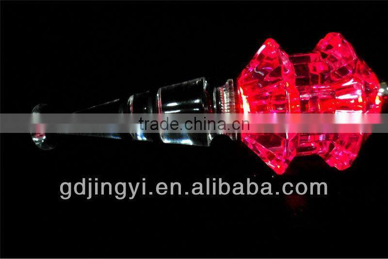 High quality LED silicone acrylic wine bottle stopper