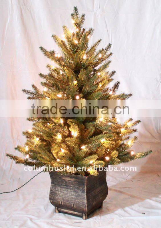 PVC Chirstmas Decoration Tree with LED light