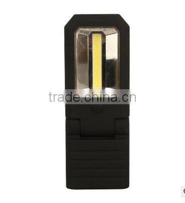new 3led foldable cob plastic work light with magnet led working light with hook