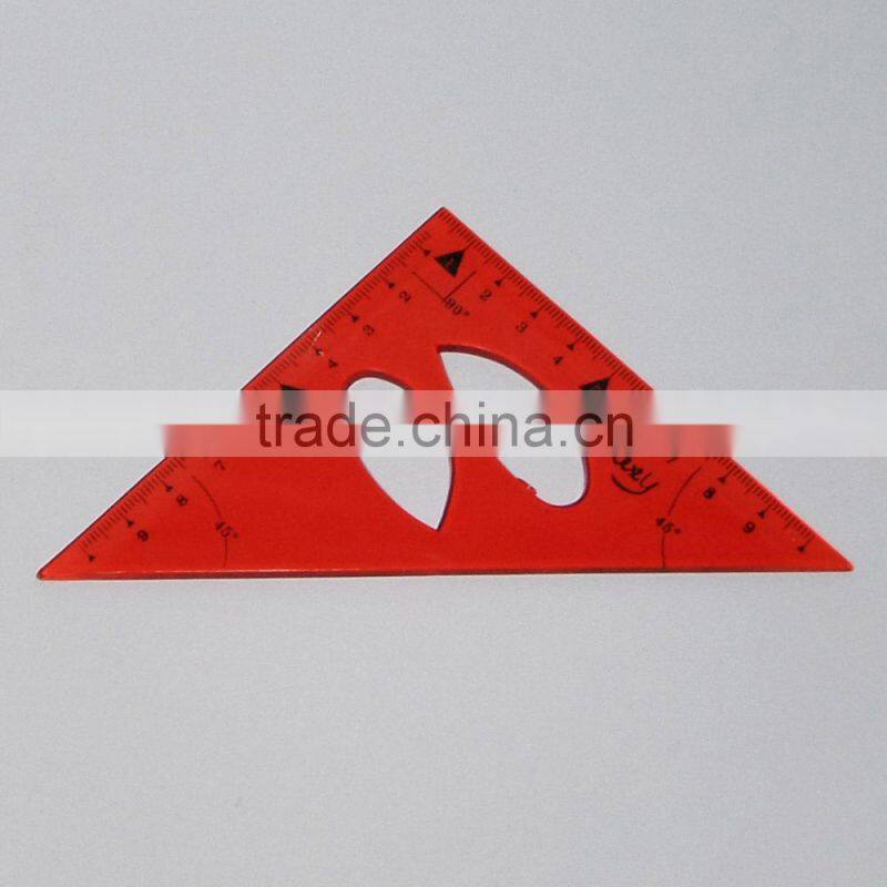 New designer 4pcs clear PVC flexible math set