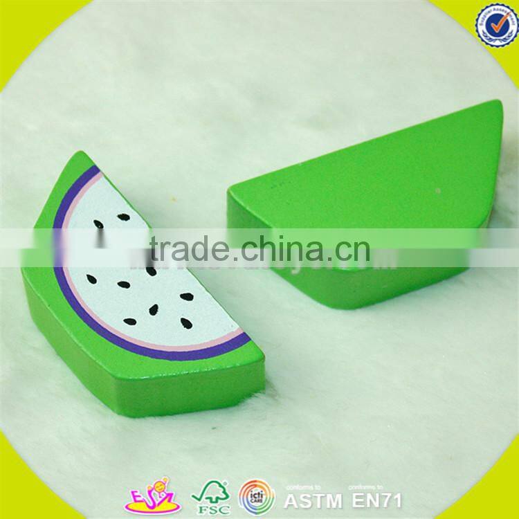 Wholesale children funny wooden fruits toy best gift for kids wooden cutting fruits toy W10B091A