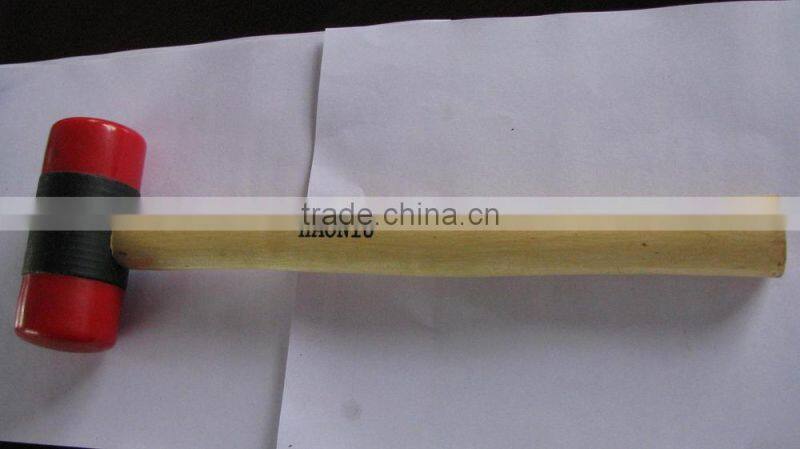 8oz 12oz rubber mallet hammer for export