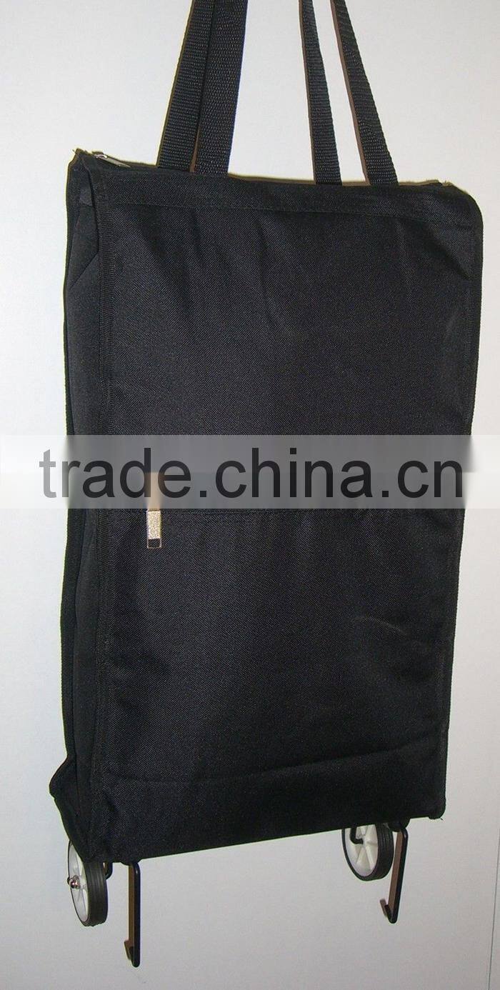 FOLDING SHOPPING BAG CART with WHEELS Nylon