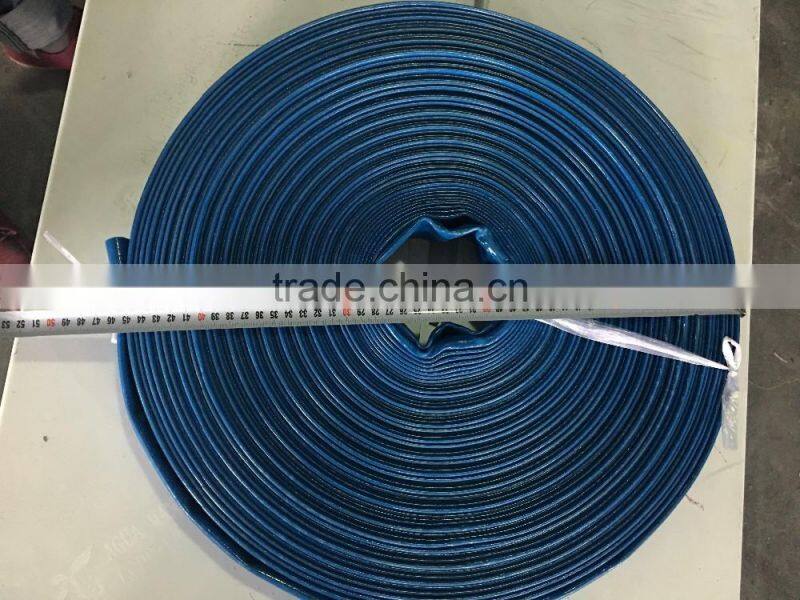 High Quality PVC lay falt hose with ISO/CE certificates PVC flexible hose