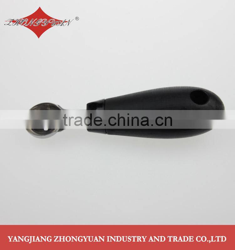 Kitchen accessory plastic cake spatula with Stainless steel head