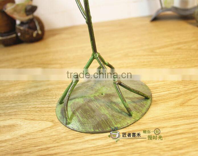 New 2015 wrought metal candle holder wedding candelabra home decoration candle Christmas decoration roses model
