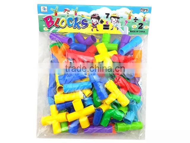 new arrival plastic building tube toy for kids