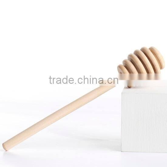 hot selling unfinished wood honey dipper