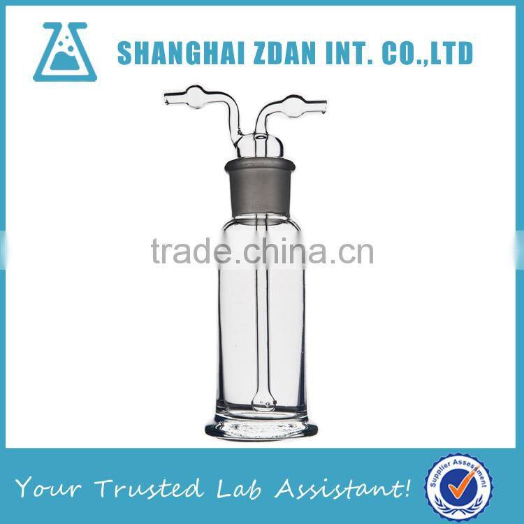 Laboratory Glassware Gas Washing Bottle, Porous Type